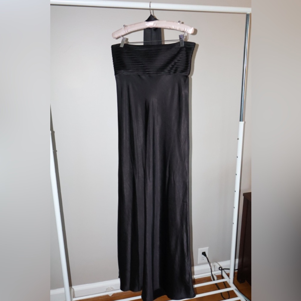 Runaway The Label Black Elsa Strapless Scarf Maxi Dress Women’s Size Medium